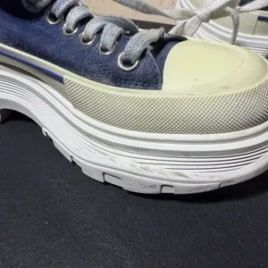Alexander McQueen Tread Slick Sneakers Denim Blue Size 7/37 thumbnail 10