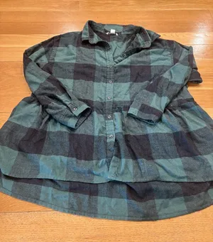 American eagle Size Medium (M) Plaid Flannel Button-Up Shirt thumbnail 1