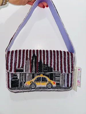 MADE IN INDIA Viral NYC Beaded Bag thumbnail 1