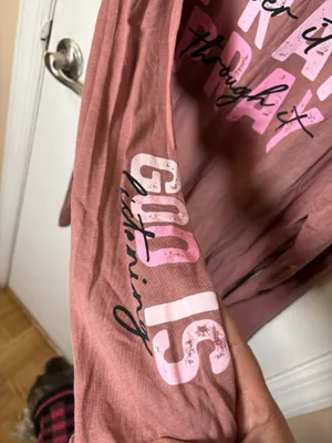 Cute faith-inspired long sleeve tee – cozy everyday top thumbnail 3