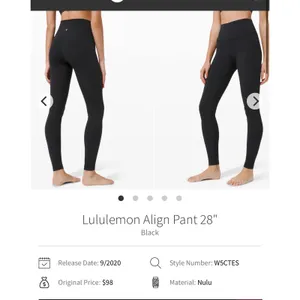 Lululemon Align Pant 28" Black size 4 women thumbnail 11