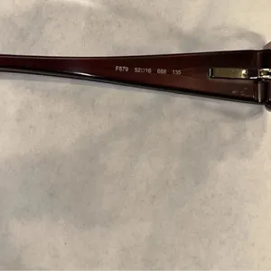 Authentic Fendi Optical Purple Rectangular Eyeglasses thumbnail 5