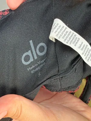 Alo Yoga Micro Houndstooth Bra Size small thumbnail 8