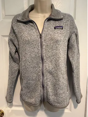 Patagonia Better Sweater Full Zip Jacket Birch Grey Womens Small 25543 Gorpcore thumbnail 1
