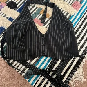 Pepper Mayo Hollywood Boulevard Vest Crop - Pinstripe M thumbnail 8