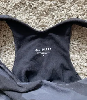 Athleta Black Camo Conscious Crop thumbnail 5