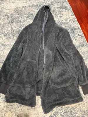 Sherpa Cardigan Gray Size L thumbnail 1