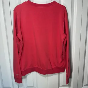 Nike Sweatshirt Womens M Pink Graphic EST 1972 Collegiate Crewneck Pullover thumbnail 6