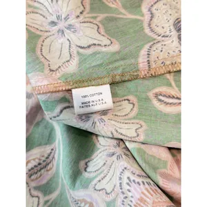 Misa Dress Green Kate Mini Ruched Puffed Floral Pintuck Tie Back A Line Boho XS thumbnail 12