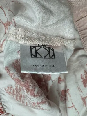 Katie Kime Holiday Toile Pink Pajama Pants Women’s Small thumbnail 2