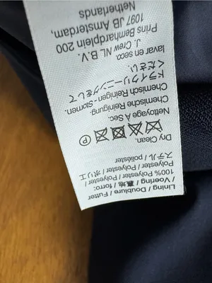 J. Crew Willa Blazer Italian City Wool Blend Jacket Navy Blue 12T TALL BK023 thumbnail 9
