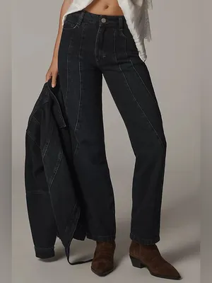 Damson Madder Juli Jeans in Wavy Seams 2 thumbnail 8