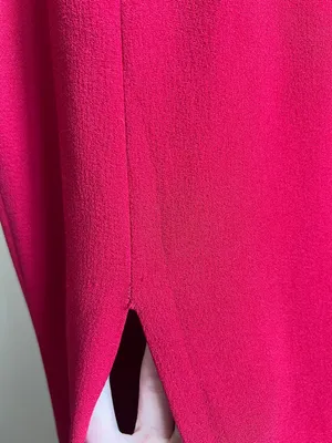 Dress The Population Iris Red Gown Slit Small Full Length Formal Wedding Prom thumbnail 4