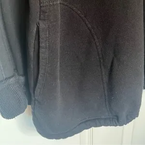 Free People Isla Pullover Oversized Sweatshirt Sz XL Quarter Zip Lace thumbnail 5