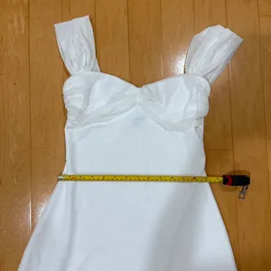 Princess Polly Pemberley white mesh sleeve bodycon dress thumbnail 5