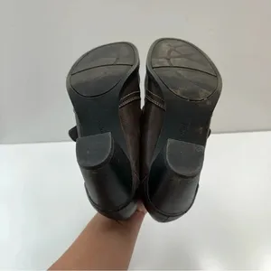 Natural Soul by Naturalizer CARLO Heeled‎ Loafer 8.5M Brown Slip On Academia thumbnail 5