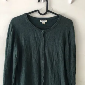Vintage Old Navy Forest Green Cardigan Sweater Medium thumbnail 2