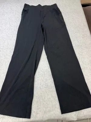 Members Mark Womens Travel Wide Leg Pant Black Elastic Waist‎ Small NWT thumbnail 1