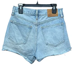 Aritzia Denim Forum Farrah‎ Cheeky Short Cutoff Denim Shorts Light Wash thumbnail 8