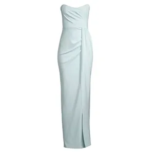 Katie May Pamela Gown in Celestial Blue Size Medium Strapless‎ Dress NEW thumbnail 2