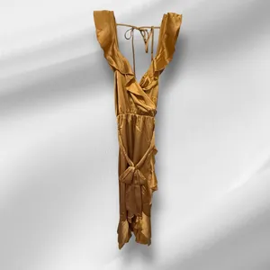 Show Me Your MuMu Samantha Ruffle Wrap Dress nwt thumbnail 2