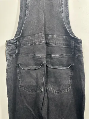 Madewell Skinny Overalls Womens M Lunar Wash Black Denim AA598 $148 thumbnail 6