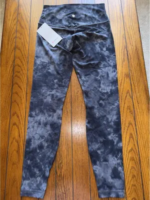 Lululemon Align High Rise 28” Diamond Dye Grey Size 8 NWT thumbnail 2