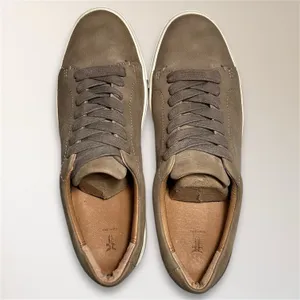 Frye Womens 9 Taupe Nubuck Leather‎ Sneakers Lace Up Casual Minimalist Street thumbnail 3