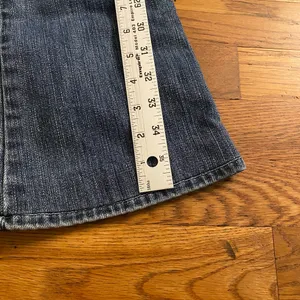 7 For All Mankind Blue Flared Jeans thumbnail 6