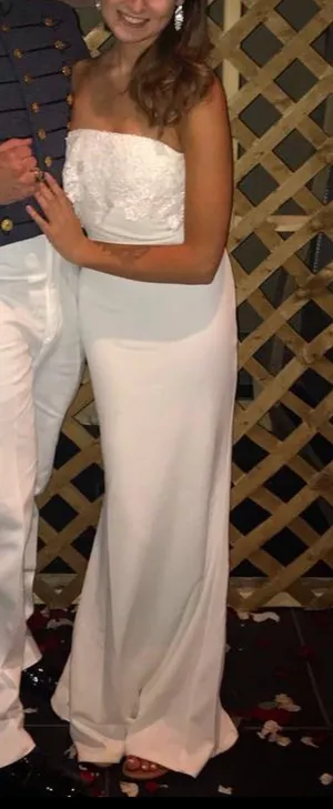 Lulus White Evening Gown thumbnail 1