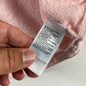 The North Face Hoodie Womens Medium Pink Graphic Sweatshirt‎ Curved Hem Cotton thumbnail 5