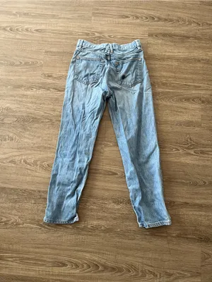 SLVRLAKE Womens 27 Light Wash High Rise Straight Leg Rigid Cotton Denim Jeans thumbnail 8