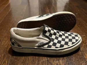 Vans Slip-On Checkered Black White Sneakers Women’s 6.5 thumbnail 1