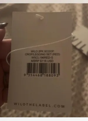 Alo WILO Anthropologie The Label Sports Bra Set thumbnail 10
