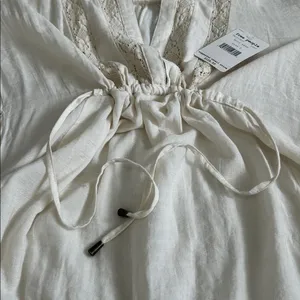 Free People Rugged Beauty Swing Dress Ecru thumbnail 12