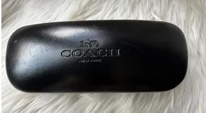 Coach Black Hard Eyeglasses Case thumbnail 1