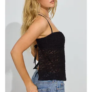Garage - Apron Back Lace Halter Top thumbnail 3
