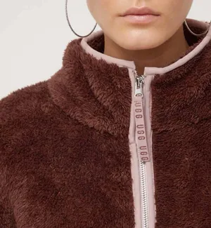 Marlene Sherpa Fuzzy Fur Jacket Size Medium NWT thumbnail 4