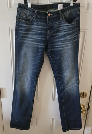 BKE Buckle Black No. 53 Straight Jeans Womens Size 29x32 Candiani Denim Italy thumbnail 1