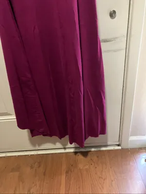 Women’s Off-Shoulder Ruffle Maxi Dress - Magenta Large thumbnail 13