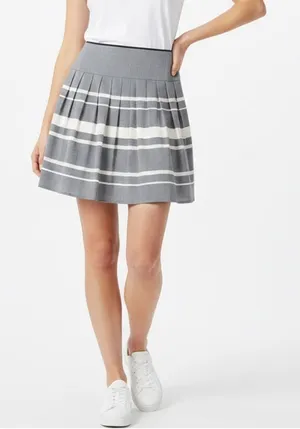 NEW 𝅺Ann Taylor A-Line skirt gray size 4 thumbnail 1