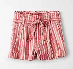 American Eagle Stripped Flowy Shorts thumbnail 1