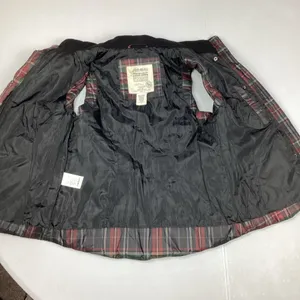 Eddie Bauer Women’s Goose Down Puffer Vest Tartan Plaid Size Small thumbnail 5