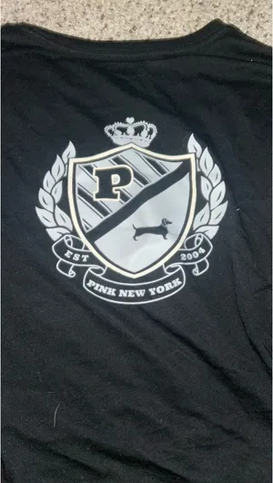 PINK long sleeve T-Shirt Black XS thumbnail 3