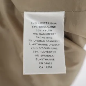 Banana Republic Tan Wool Cashmere Blend A-Line Mini Skirt Womens Size 12 thumbnail 3