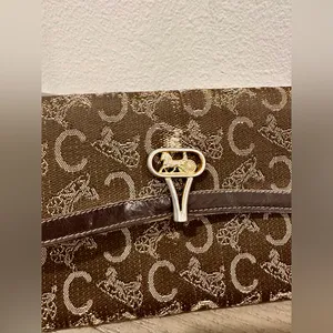 Vintage Celine Carriage Tri-Fold Long Wallet thumbnail 5