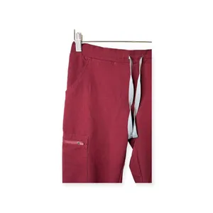 FIGS Women’s Yola High Waisted Skinny Scrub Pants XS Burgundy thumbnail 5