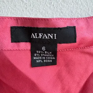 Vintage Silk Cowl Drape Neck Camisole Y2K Tank Pink Office Wear Size 6 Small thumbnail 2