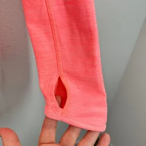 The North Face Neon Melon Pink‎ Orange Pullover Activewear Running Long Sleeve thumbnail 5