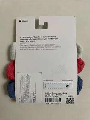 lululemon athletica NWT Uplifting 3 Pack Hair Scrunchie Ponytail Accessory thumbnail 3